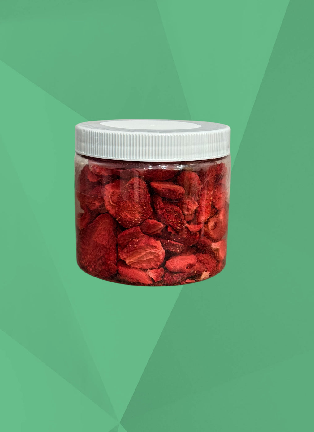 Frispy Freeze-Dried Strawberry Slices – Medium Jar | 100% Natural, No Sugar Added, Healthy Fruit Snack