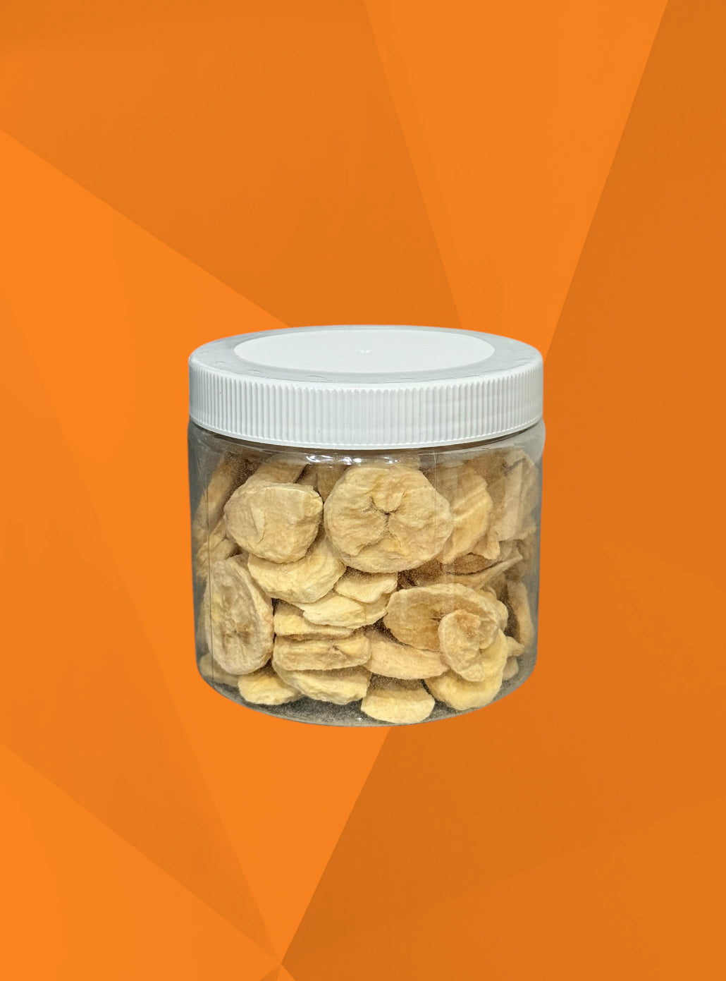 Frispy Freeze-Dried Banana Slices – Medium Jar | 100% Natural, No Additives, Convenient &amp; Nutritious Snack