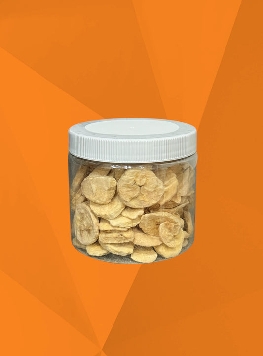 Frispy Freeze-Dried Banana Slices – Medium Jar | 100% Natural, No Additives, Convenient &amp; Nutritious Snack