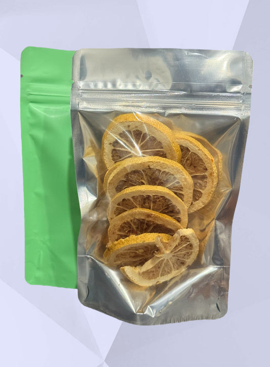 Frispy Freeze-Dried Lemon Slices – Small Pouches | 100% Natural, Zesty &amp; Versatile Citrus Boost