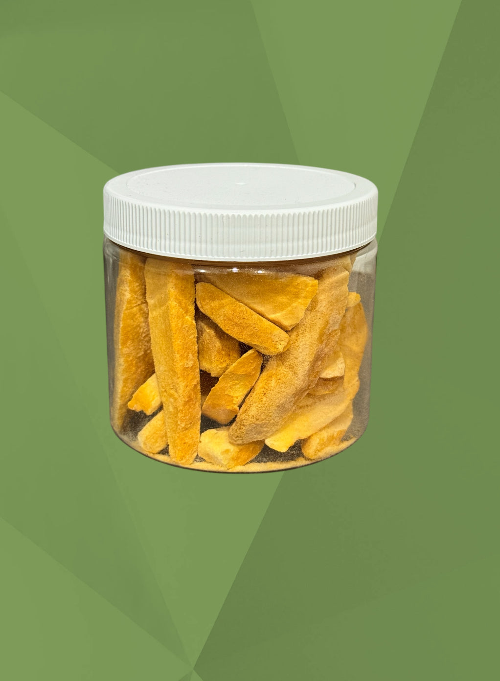 Frispy Freeze-Dried Mango Slices – Medium Jar | 100% Natural, No Sugar Added, Tropical &amp; Crispy Delight